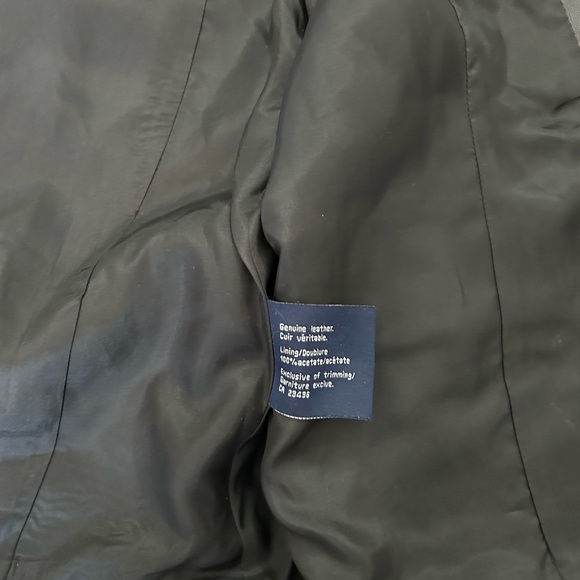 Classic Black Leather Blazer Jacket - Picture 7 of 7